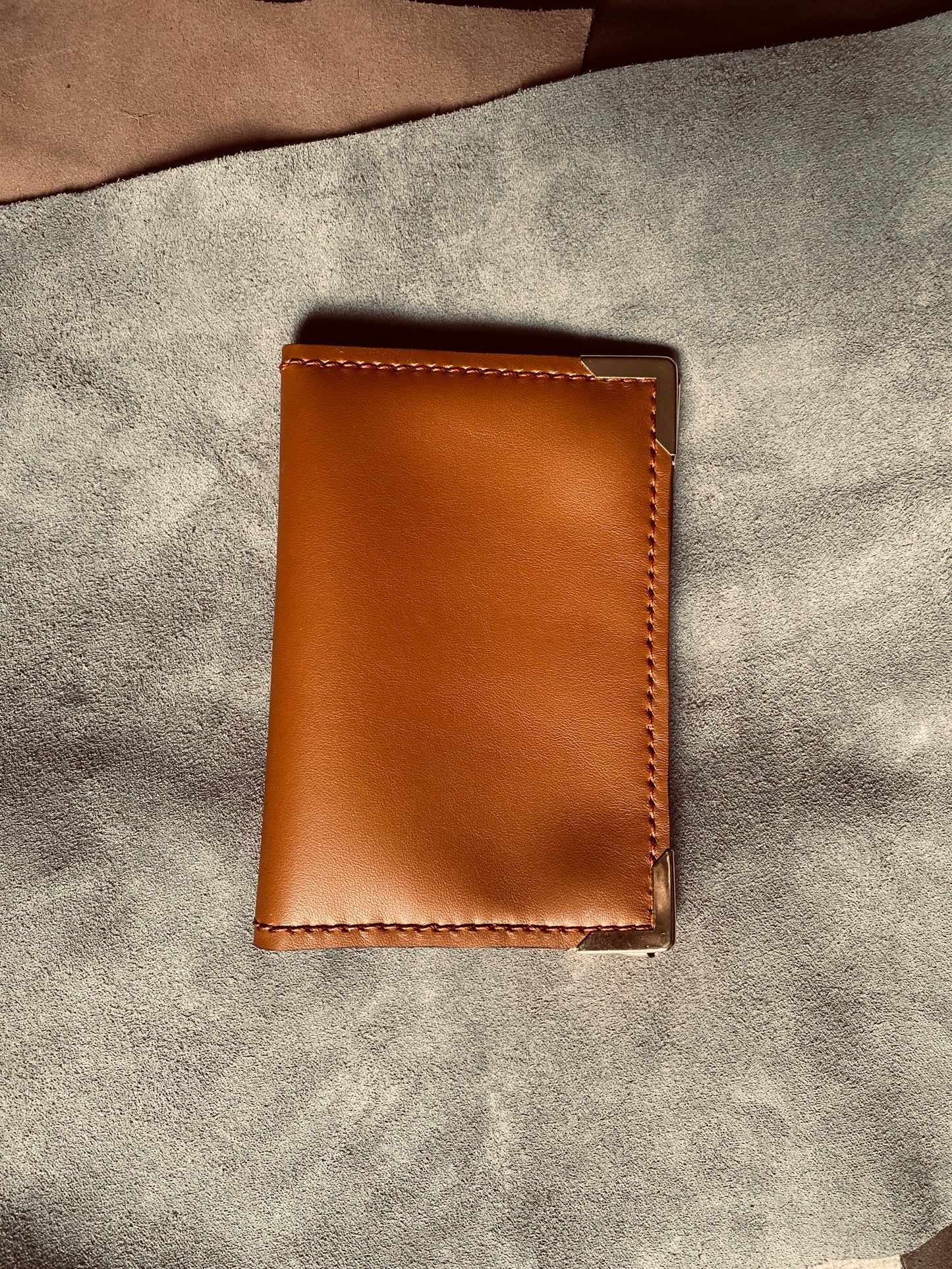 Artisanal - Pochette pour carte grise en cuir