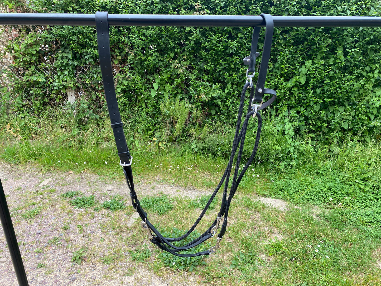 Marque Inconnue - Gogue cuir noir Cheval