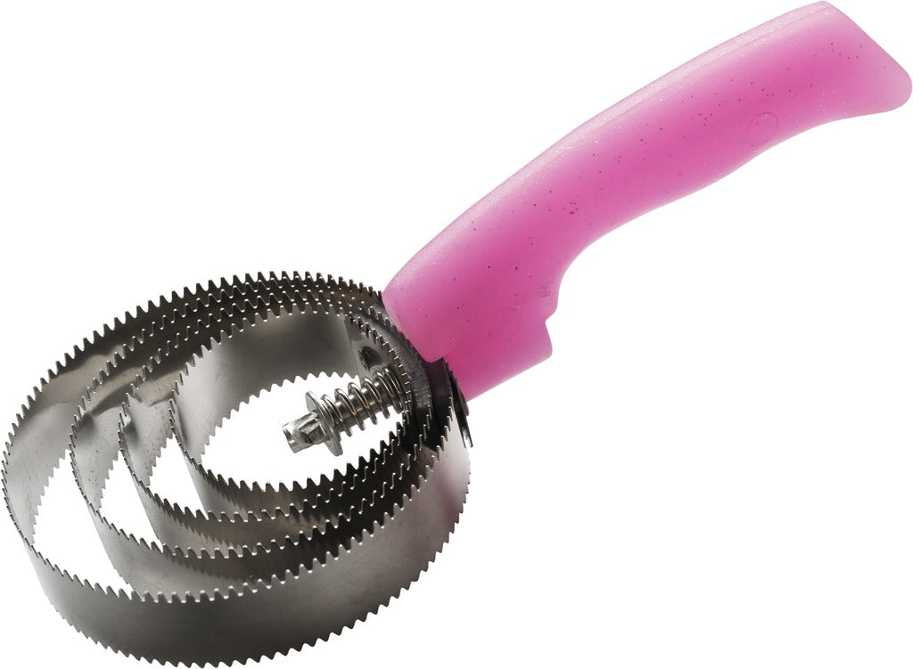 Hippotonic – Etrille Métallique Ronde Fluo Pailleté