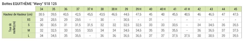 Equithème – Bottes « Wavy » Dressage 40