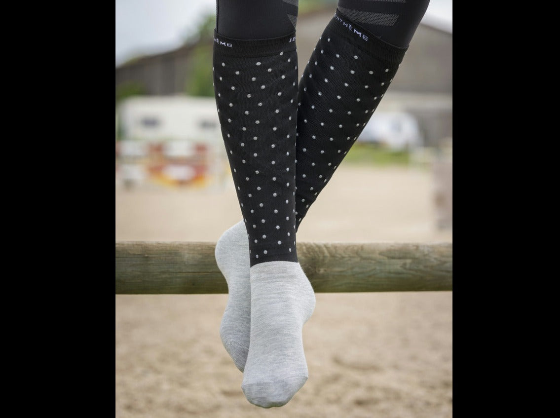 Equithème – Chaussettes « Dotgrip »