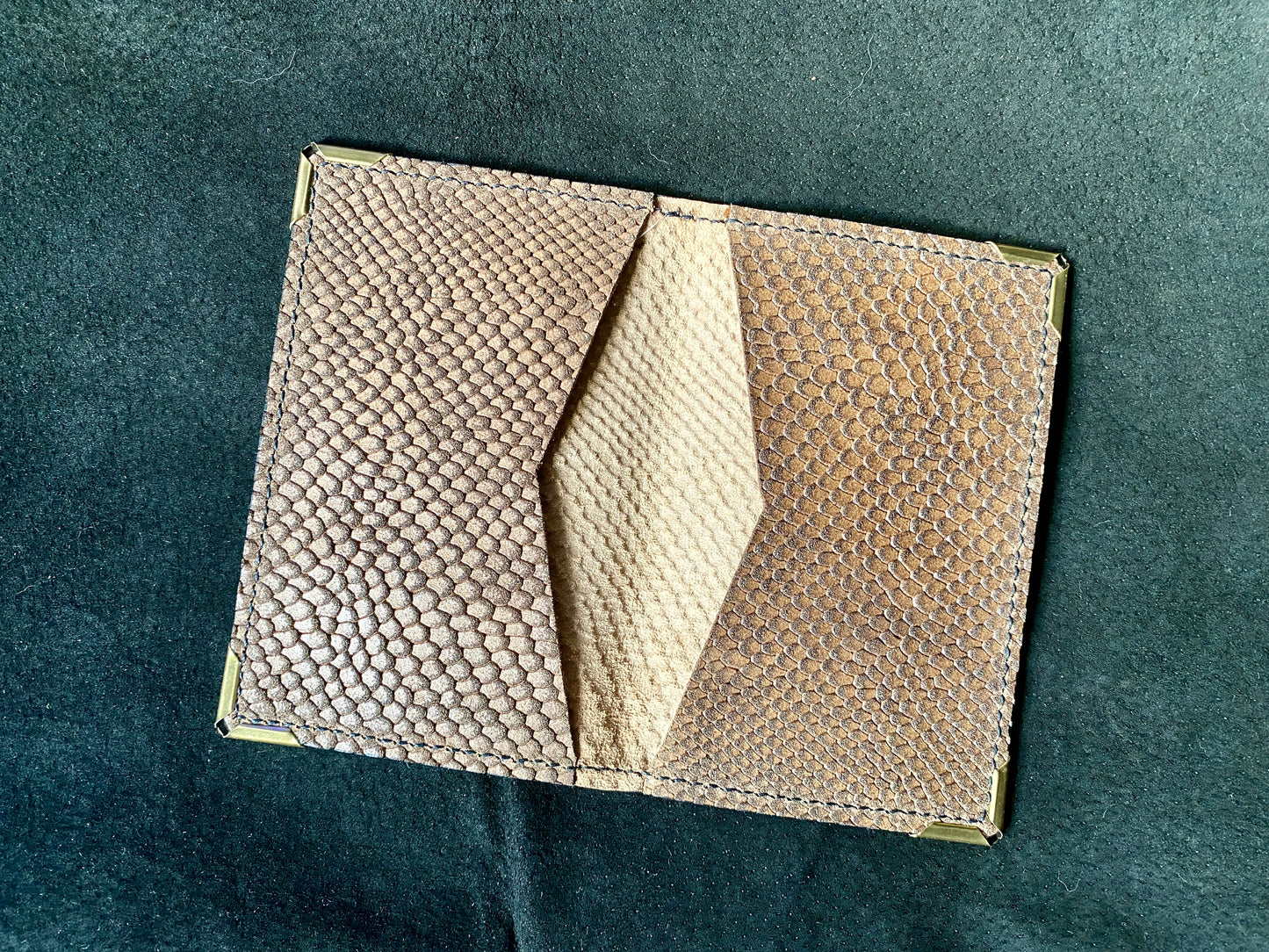 Artisanal - Pochette pour carte grise en cuir