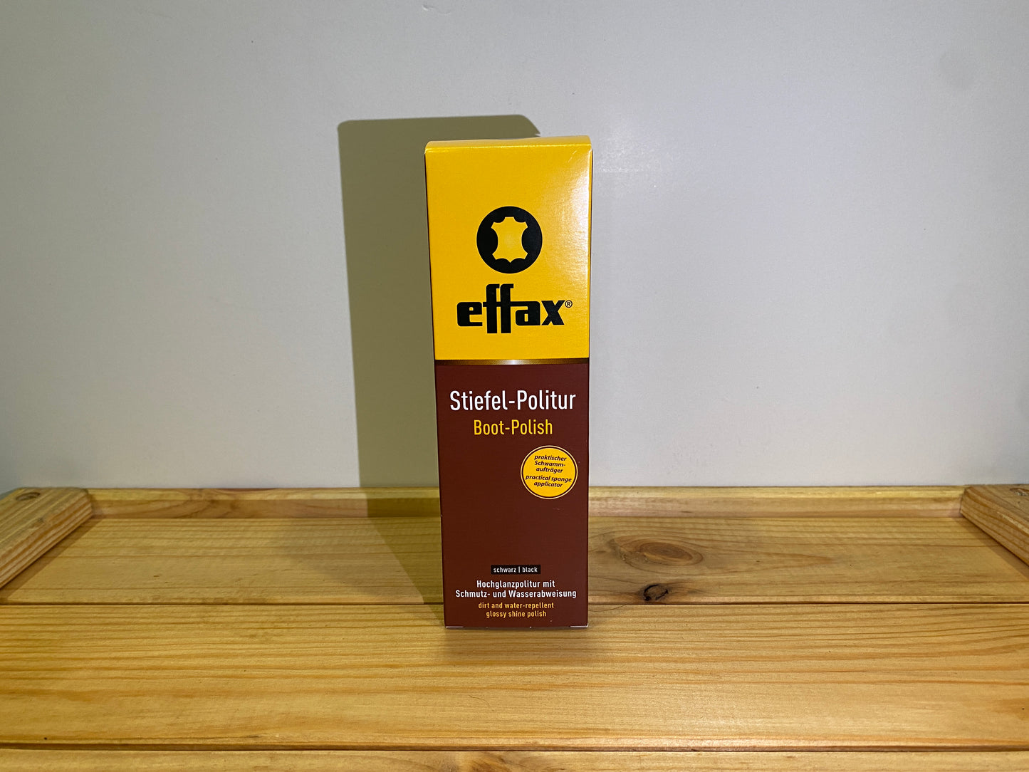 Effax – Brillant noir pour bottes 75mL