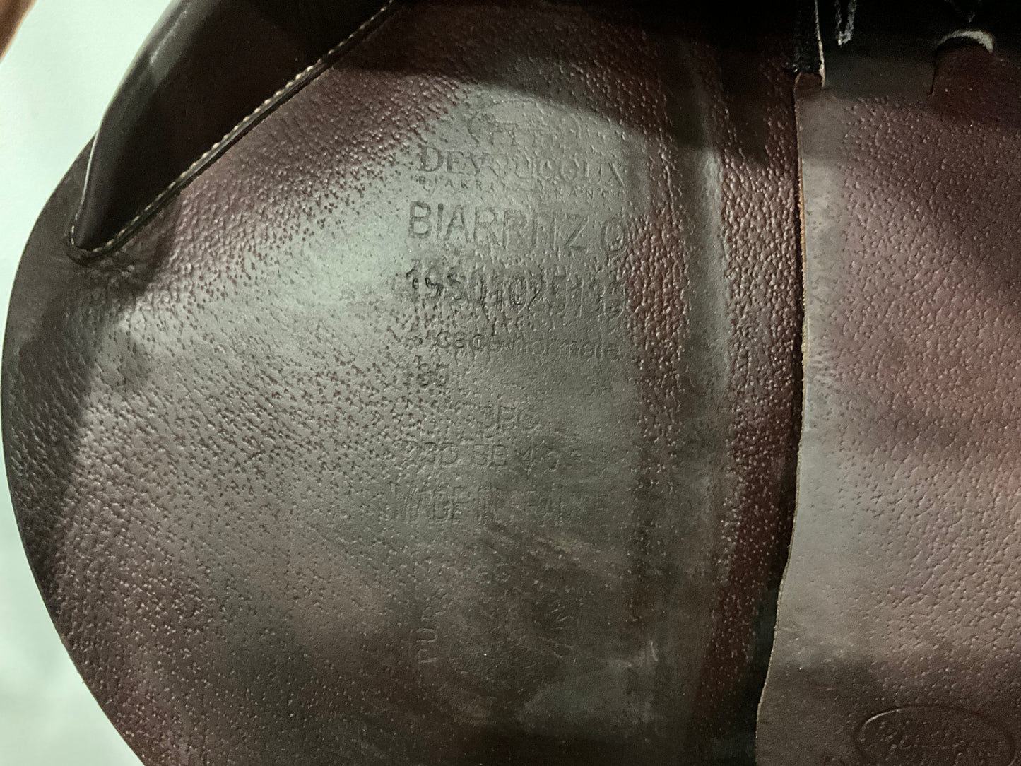 Devoucoux - Selle Biarritz Havane 18"