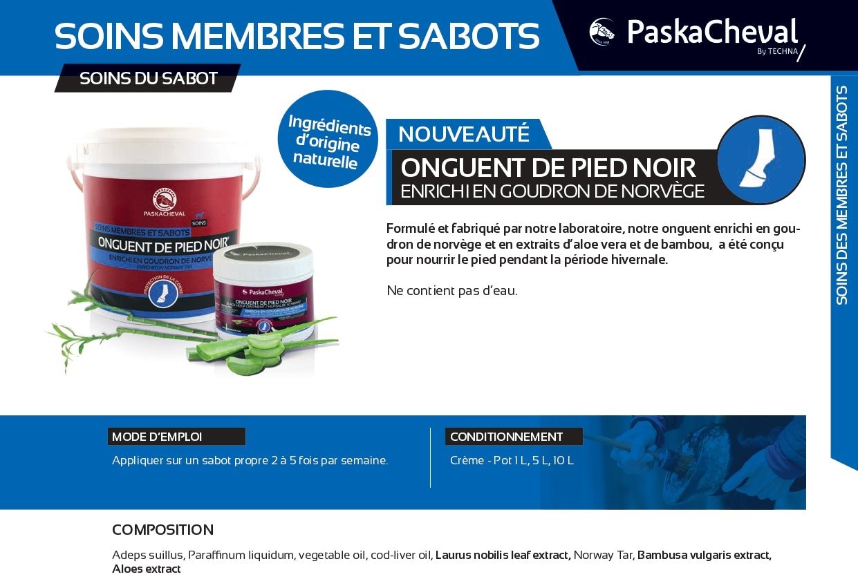 Paska Cheval - Onguent de pied noir 5L