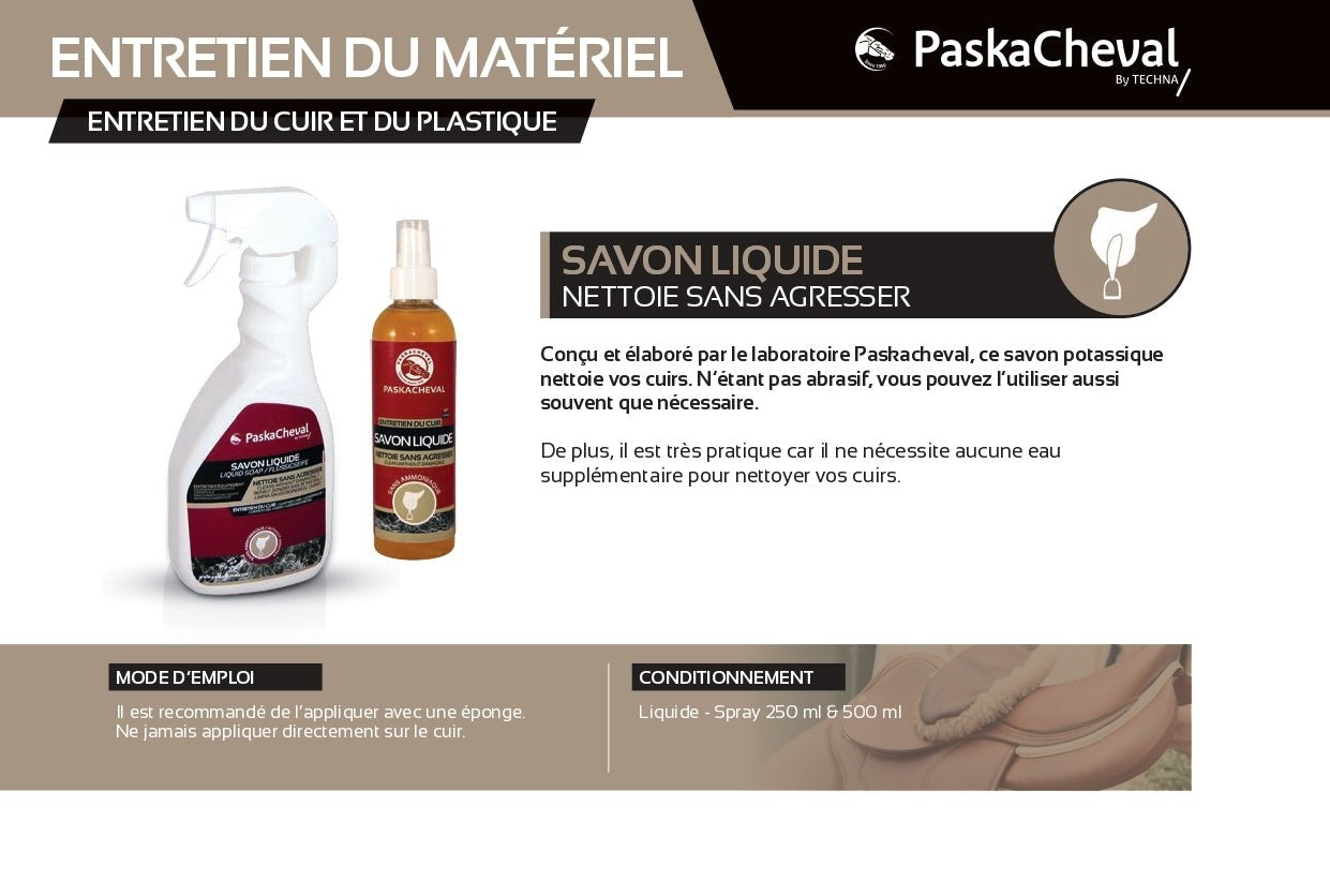 Paska Cheval - Savon liquide en spray 500mL