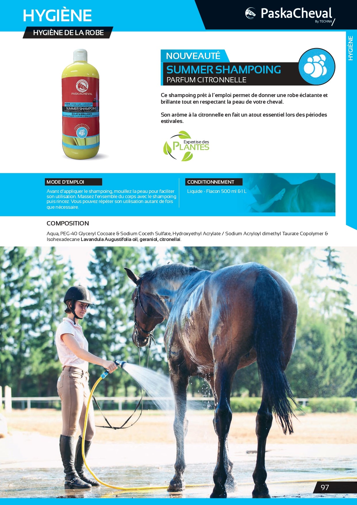 Paska Cheval - Summer Shampoing 500mL