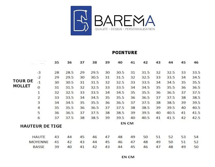 Barema – Bottes « MEA »