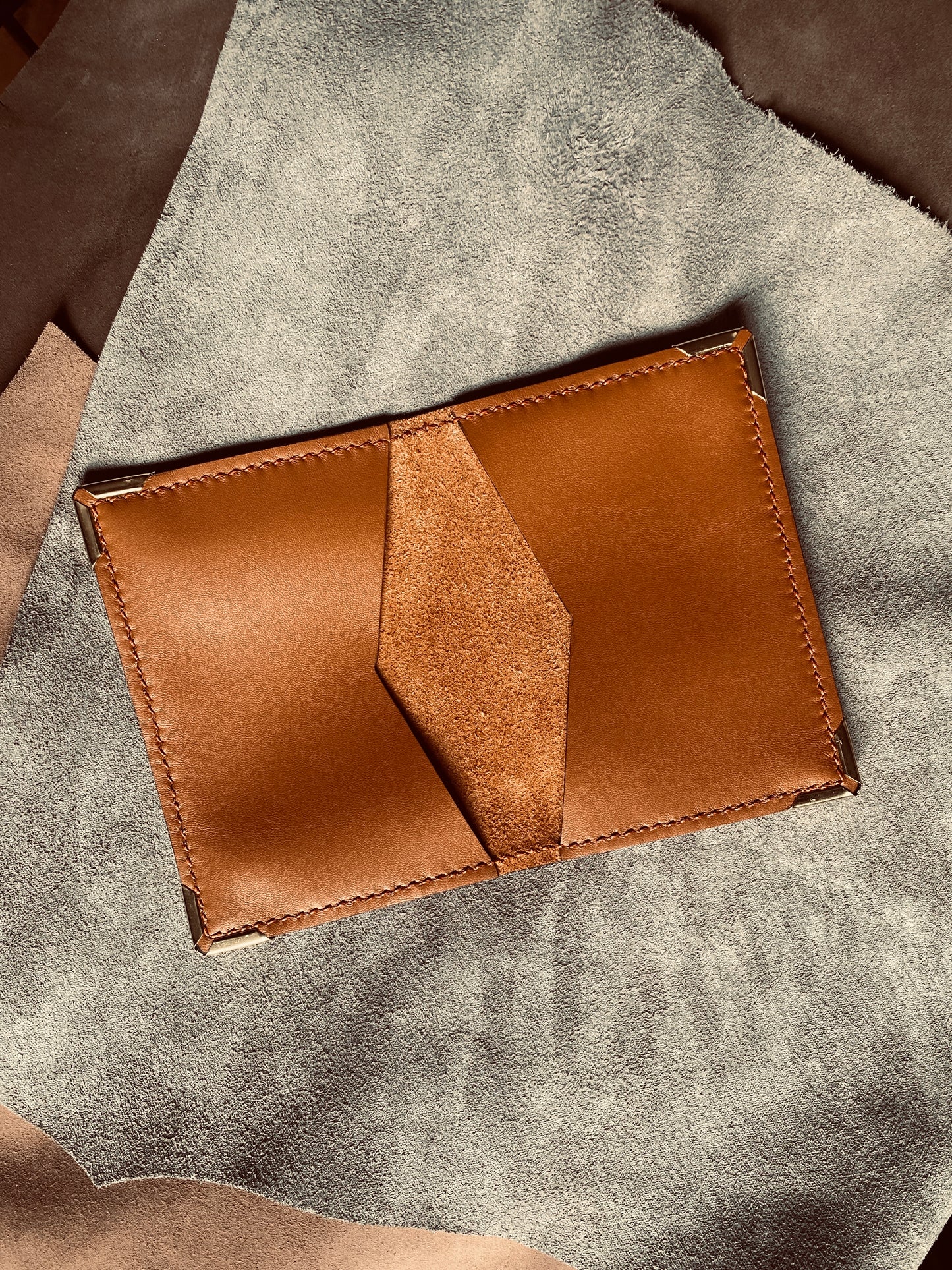 Artisanal - Pochette pour carte grise en cuir