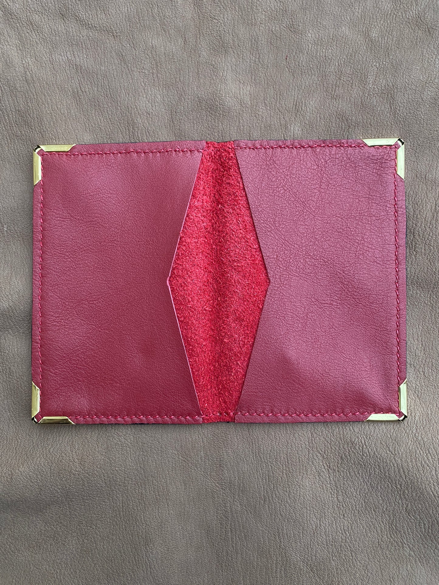 Artisanal - Pochette pour carte grise en cuir