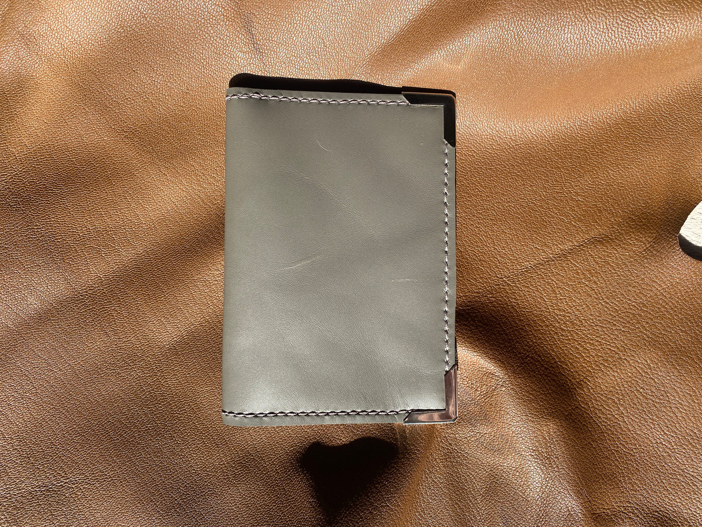 Artisanal - Pochette pour carte grise en cuir