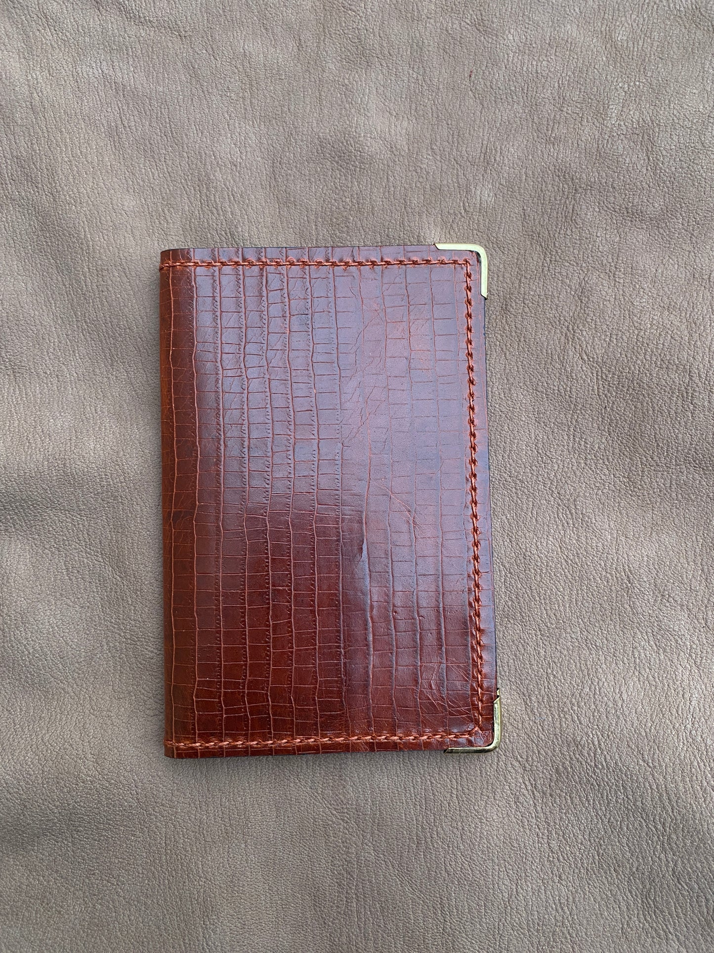 Artisanal - Pochette pour carte grise en cuir