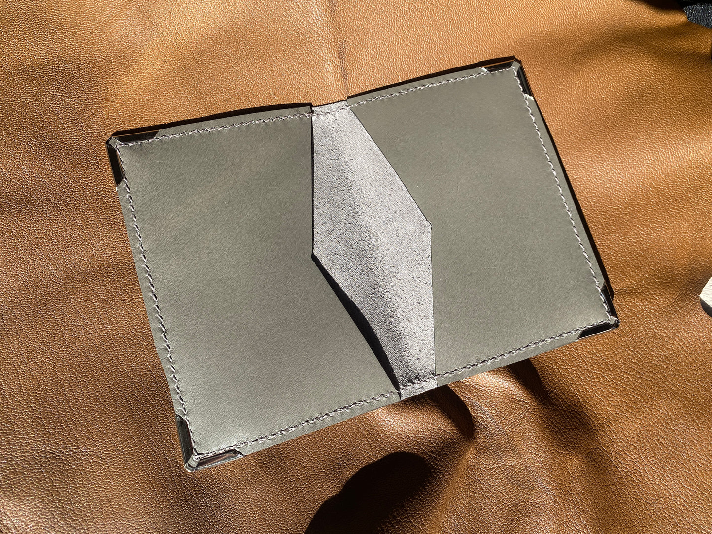 Artisanal - Pochette pour carte grise en cuir