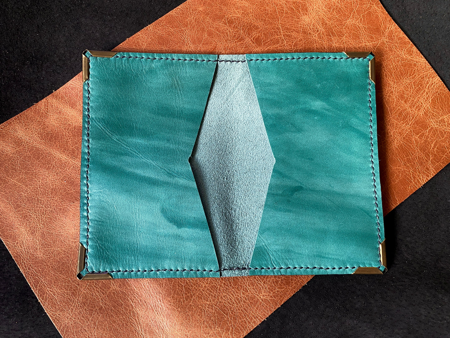 Artisanal - Pochette pour carte grise en cuir