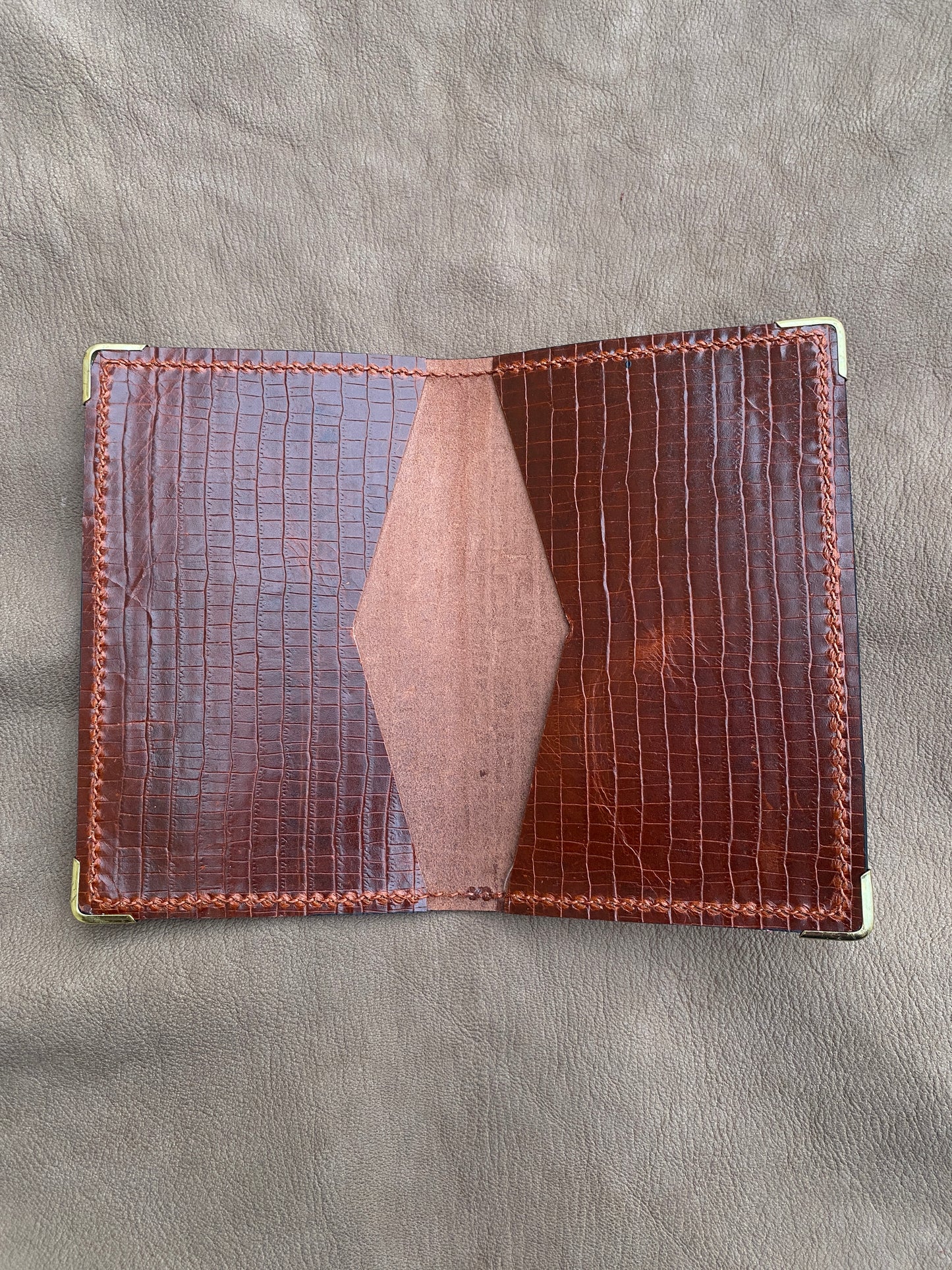 Artisanal - Pochette pour carte grise en cuir