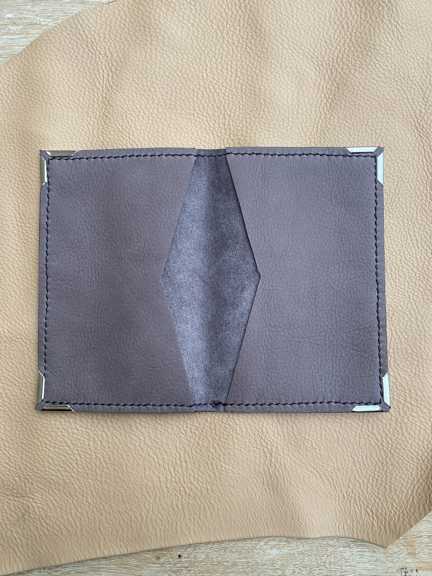 Artisanal - Pochette pour carte grise en cuir
