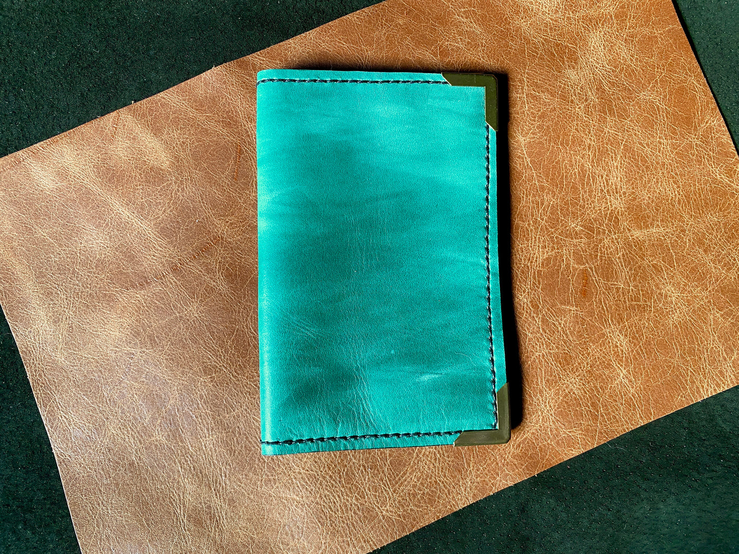 Artisanal - Pochette pour carte grise en cuir